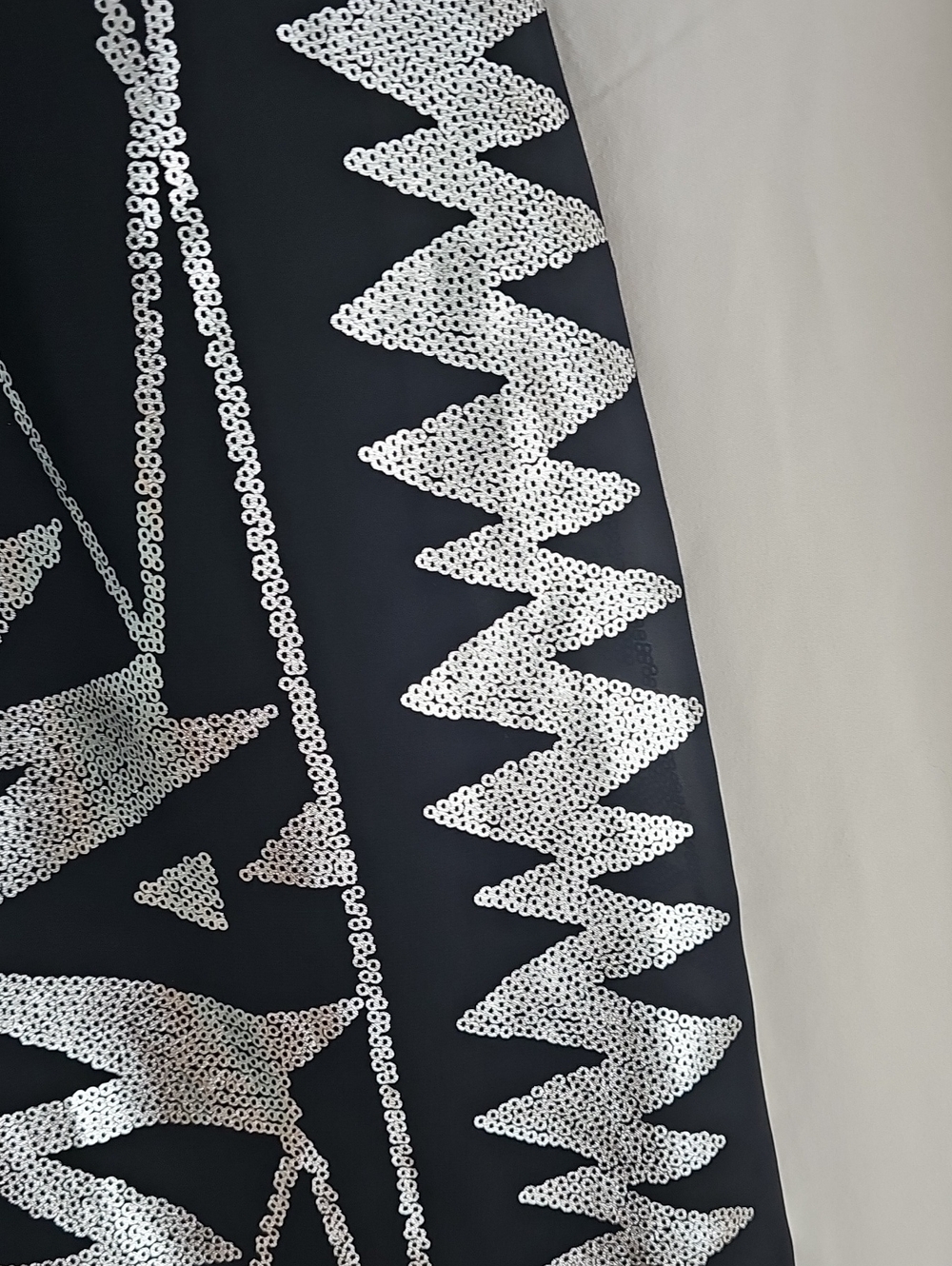 One Clothing Black Dress with Silver Accents - Picture 6 of 8
